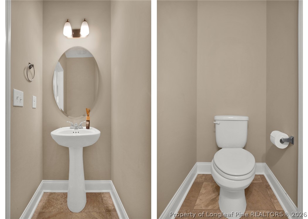 448 Pittfield Run Cameron, NC 28326 - Photo 18 of 43 a bathroom with a toilet sink and mirror
