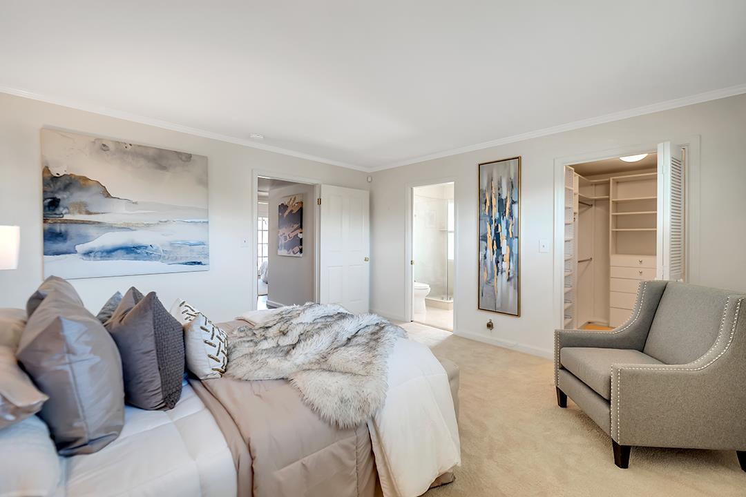 1049 Springfield Drive Millbrae, CA 94030 - Photo 27 of 51 a bedroom with bed and furniture