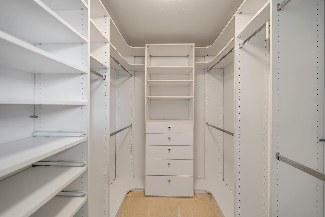 1049 Springfield Drive Millbrae, CA 94030 - Photo 29 of 51 a view of walk in closet with empty racks