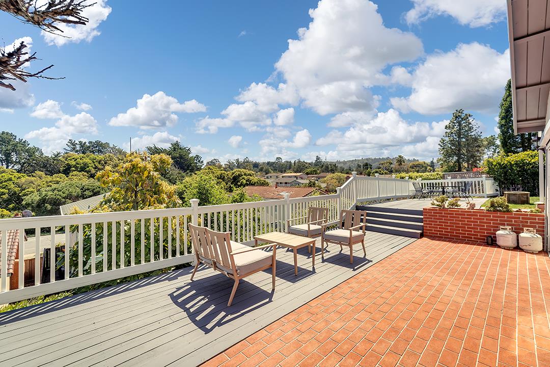 1049 Springfield Drive Millbrae, CA 94030 - Photo 48 of 51 a view of roof deck with seating area and barbeque oven
