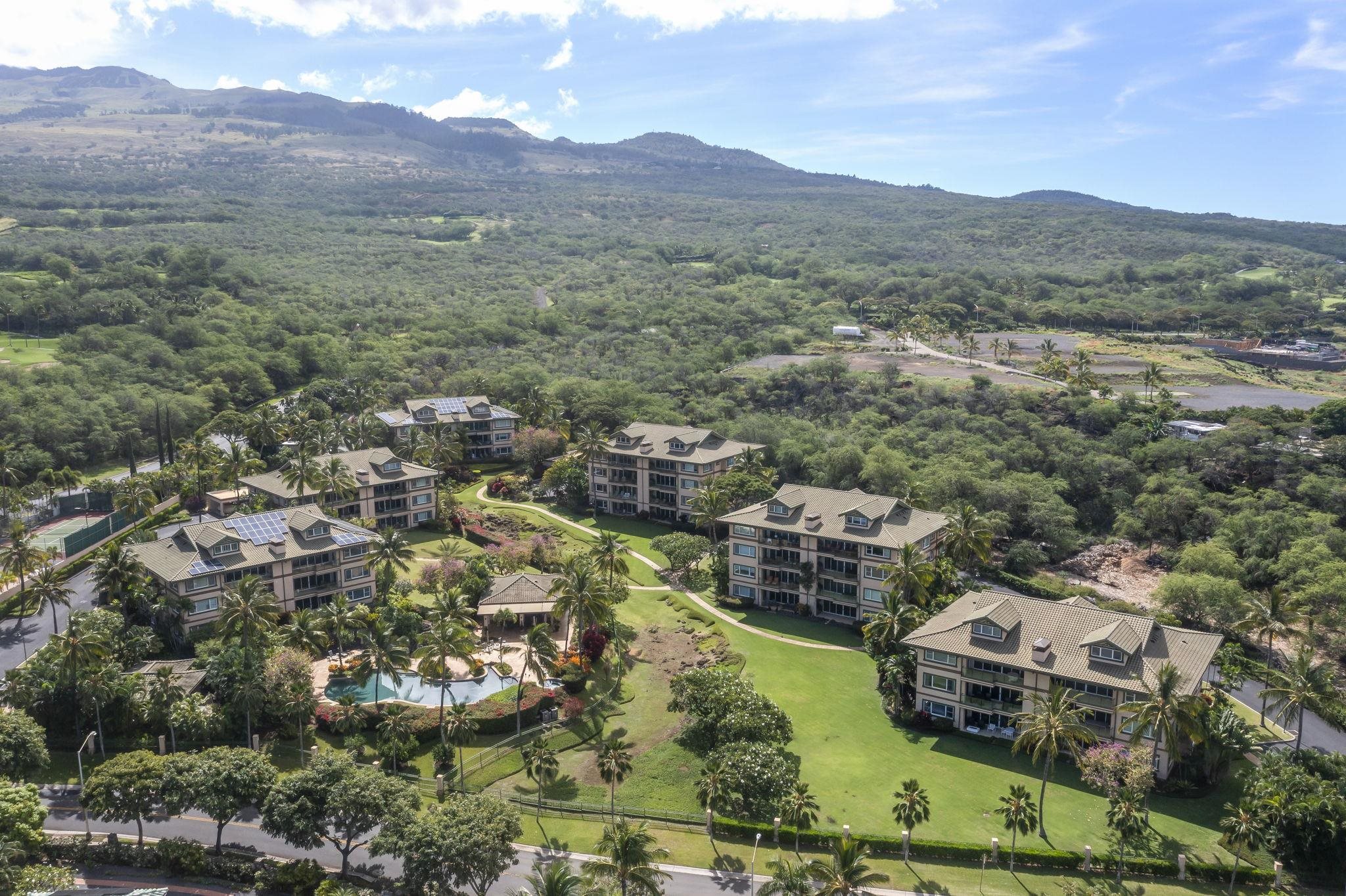 4955 Makena Road, Unit C302 Kihei, HI 96753 - Photo 28 of 37 an aerial view of multiple house
