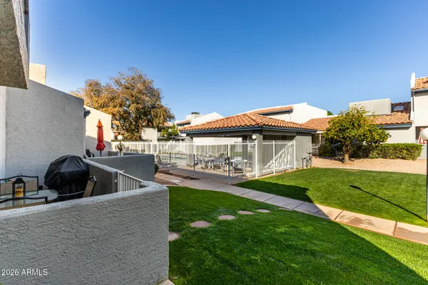 a view of a house with a swimming pool