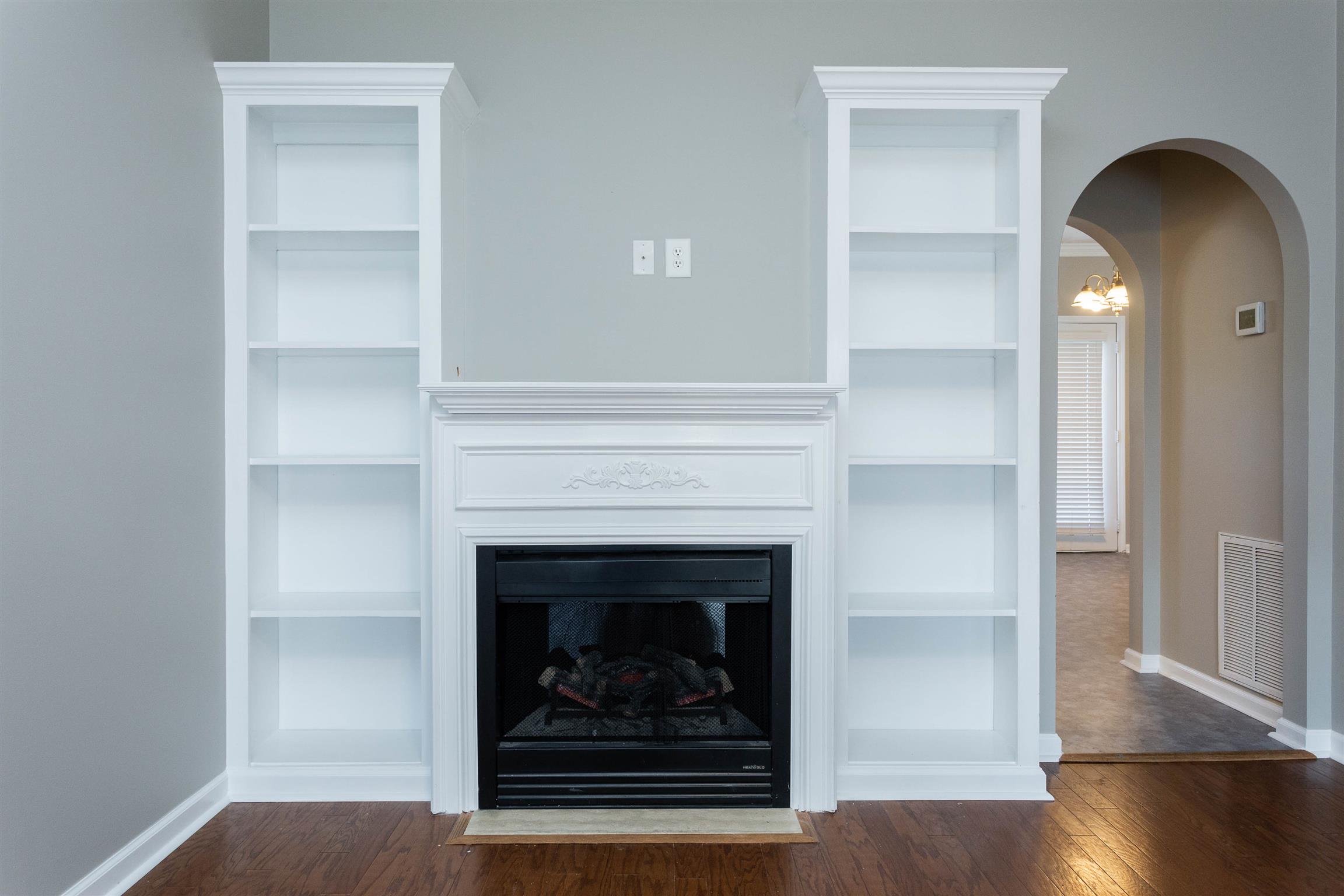 3001 Hamilton Church Road, Unit 432 Antioch, TN 37013 - Photo 6 of 27 Built in's surround the fireplace.
