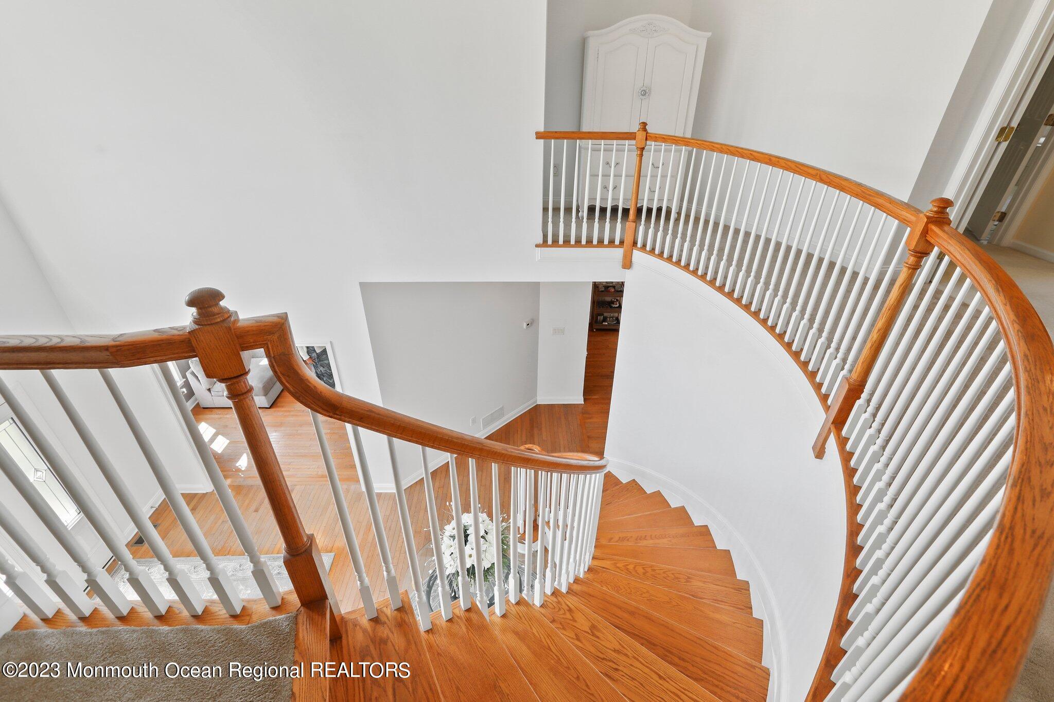 2 Wilson Boulevard Jackson, NJ 08527 - Photo 22 of 41 a view of staircase with railing and white walls