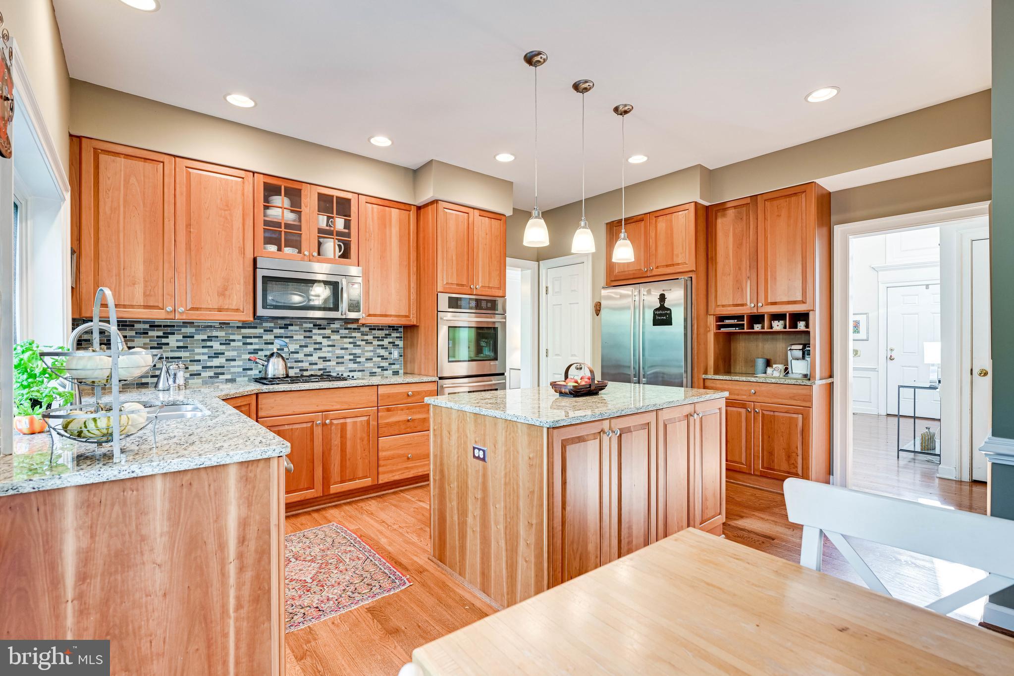 9728 Hidden Valley Road Vienna, VA 22181 - Photo 12 of 56 Kitchen was remodelled 2012 with Cherry cabinets