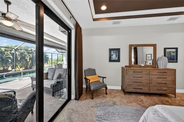 a view of room with furniture and a window