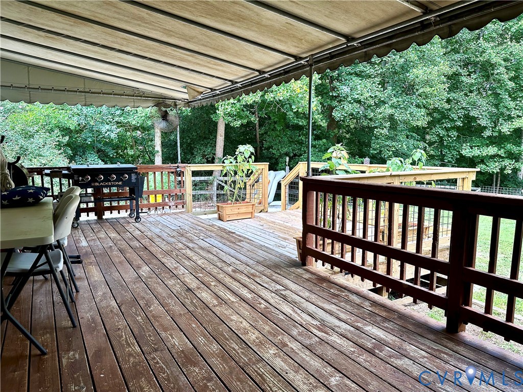7817 Woodbrook Road Quinton, VA 23141 - Photo 24 of 28 Spacious outdoor deck featuring wood-finish floori