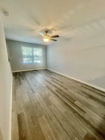 wooden floor in an empty room