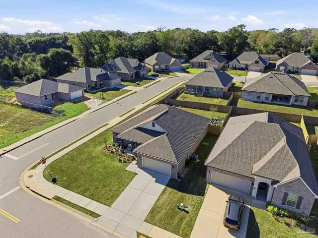 a view of a house with garden