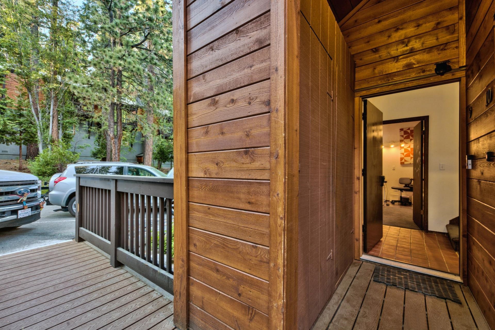 2755 North Lake Boulevard, Unit 9 Tahoe City, CA 96145 - Photo 2 of 21 a view of a balcony with wooden floor