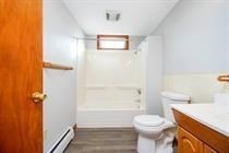 315 Woronoco Road Russell, MA 01071 - Photo 27 of 42 a bathroom with a sink a toilet and shower