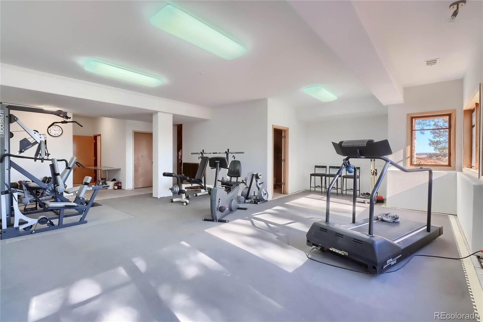 40273 County Road 13 Elizabeth, CO 80107 - Photo 39 of 40 a view of a room with gym equipment