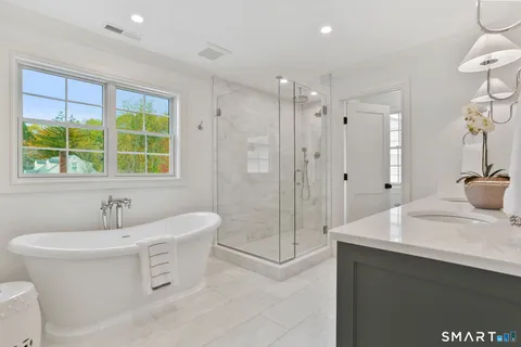 a bathroom with a sink and a tub