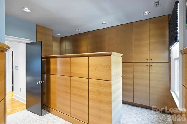 a view of a elevator