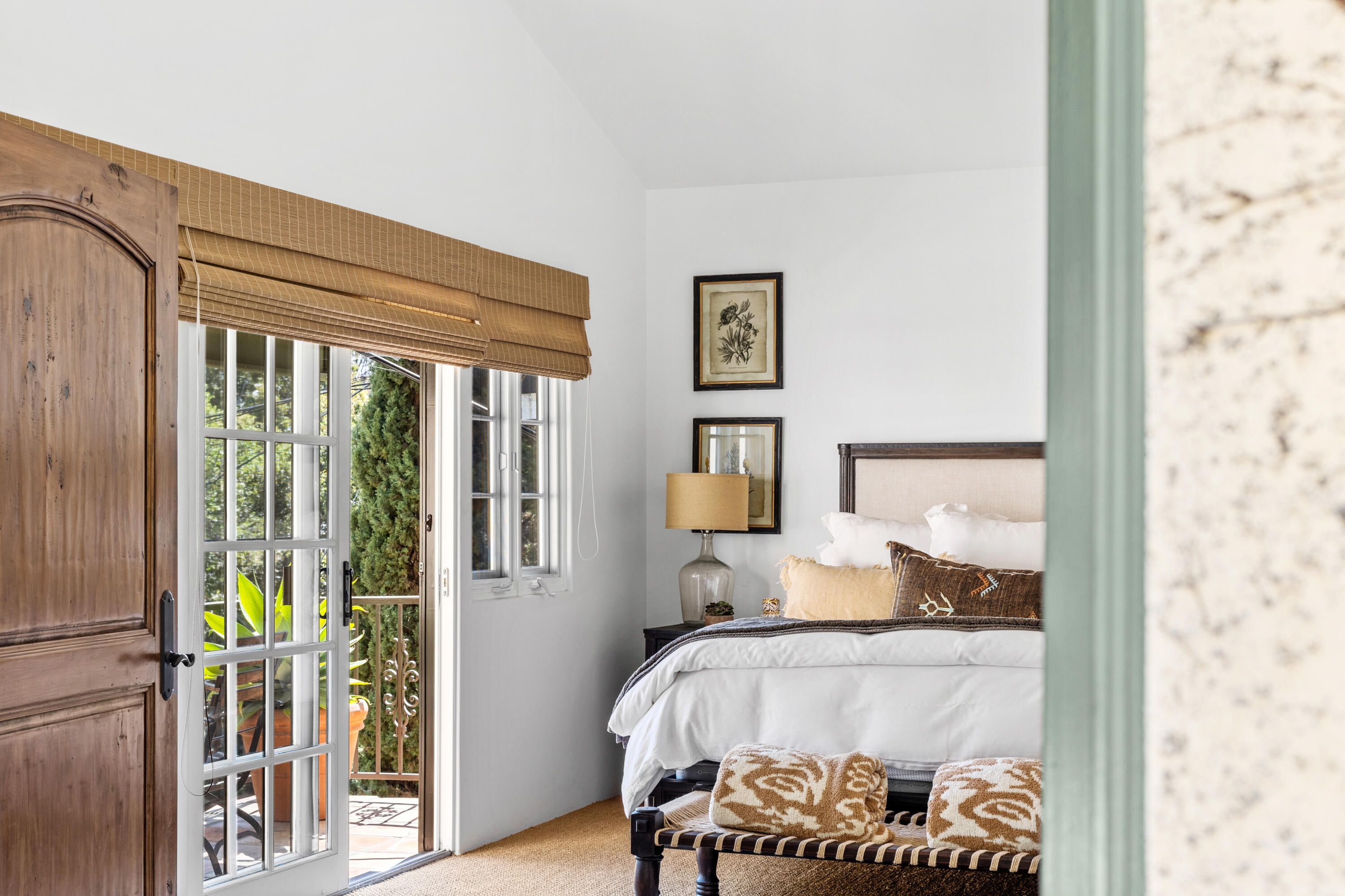 853 Jimeno Road Santa Barbara, CA 93103 - Photo 17 of 27 a bedroom with a bed and a window