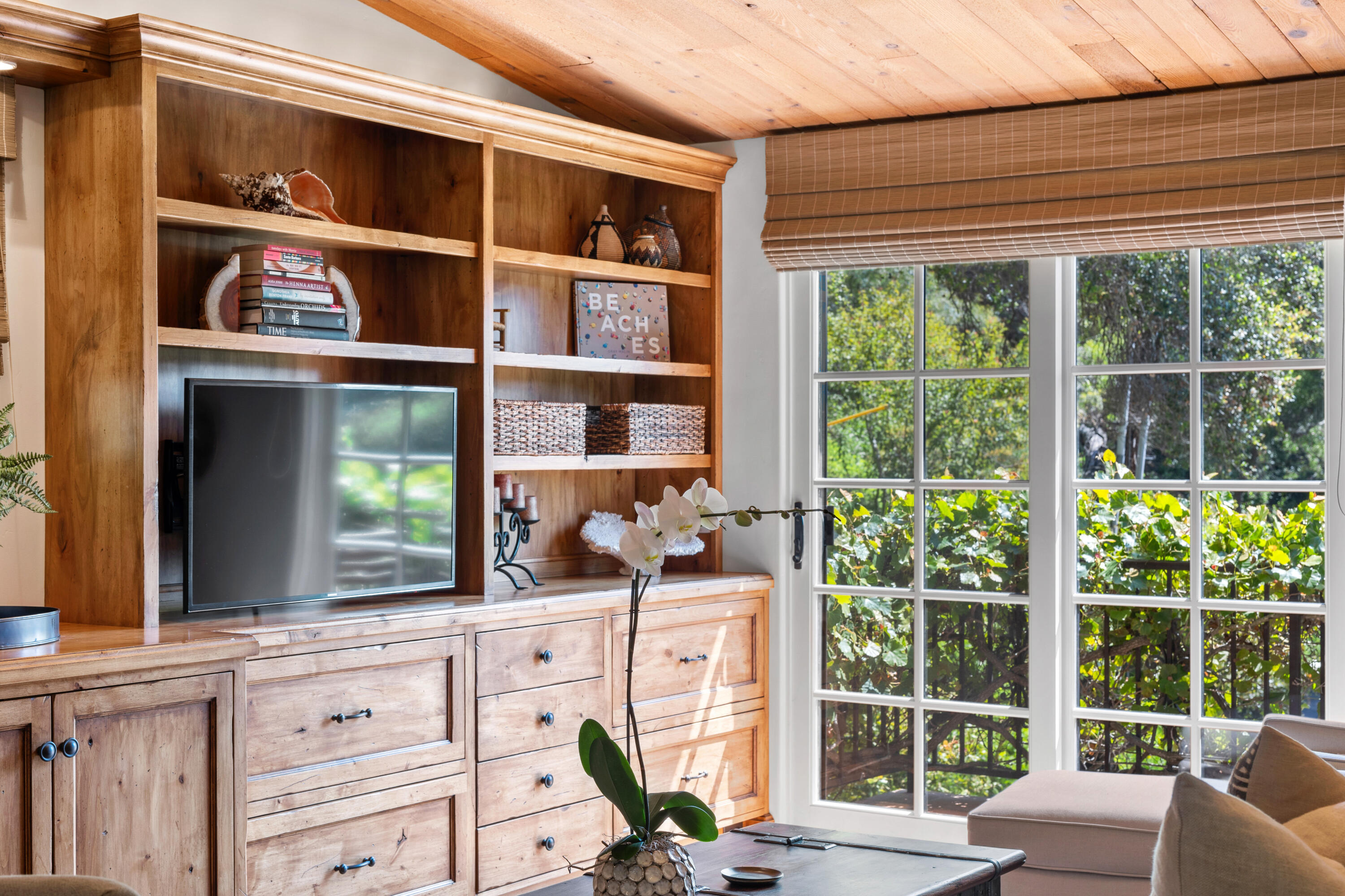 853 Jimeno Road Santa Barbara, CA 93103 - Photo 8 of 27 a view of a living room and a large window