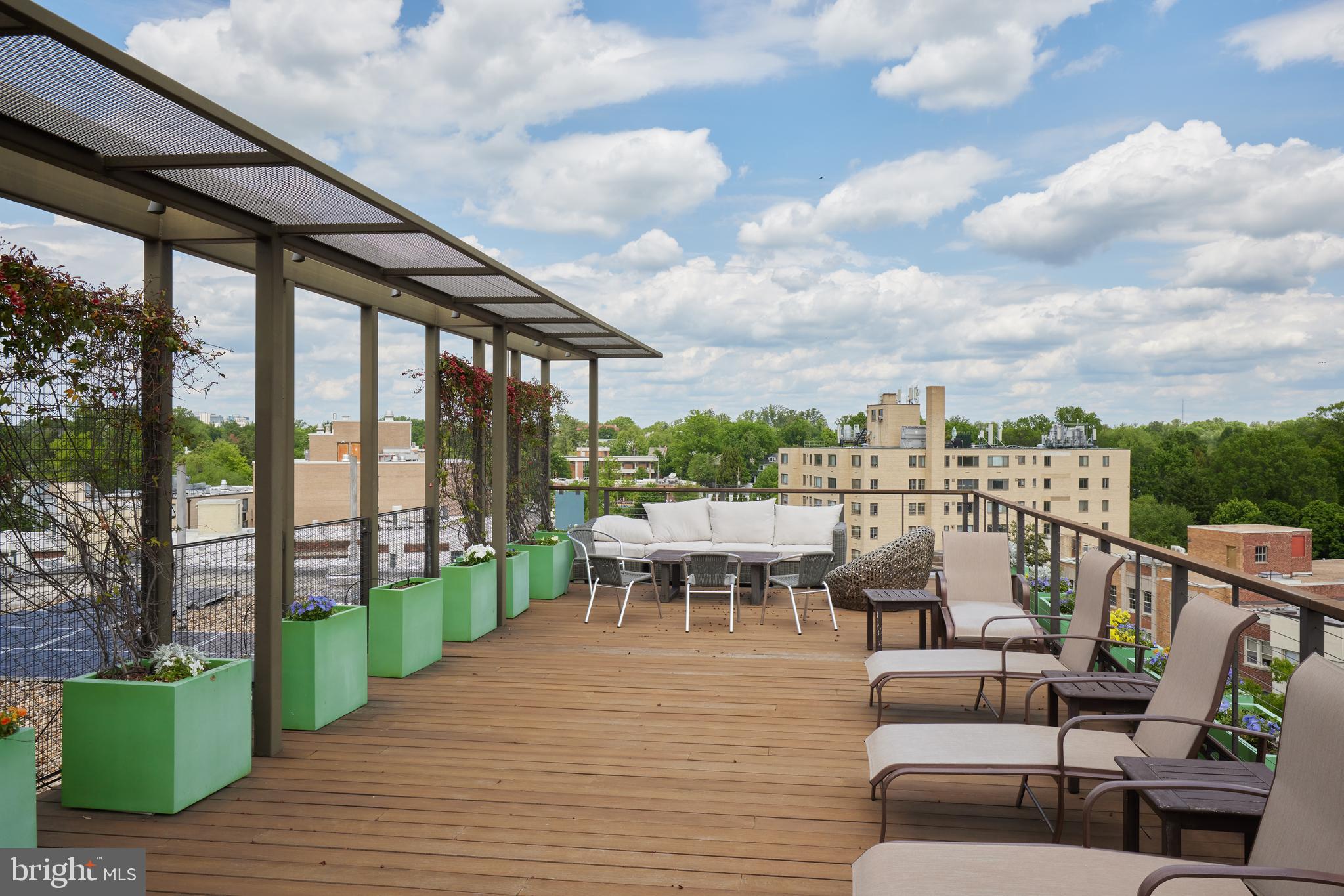 5410 Connecticut Avenue Northwest, Unit 307 Washington, DC 20015 - Photo 19 of 26 Beautiful modern roof deck