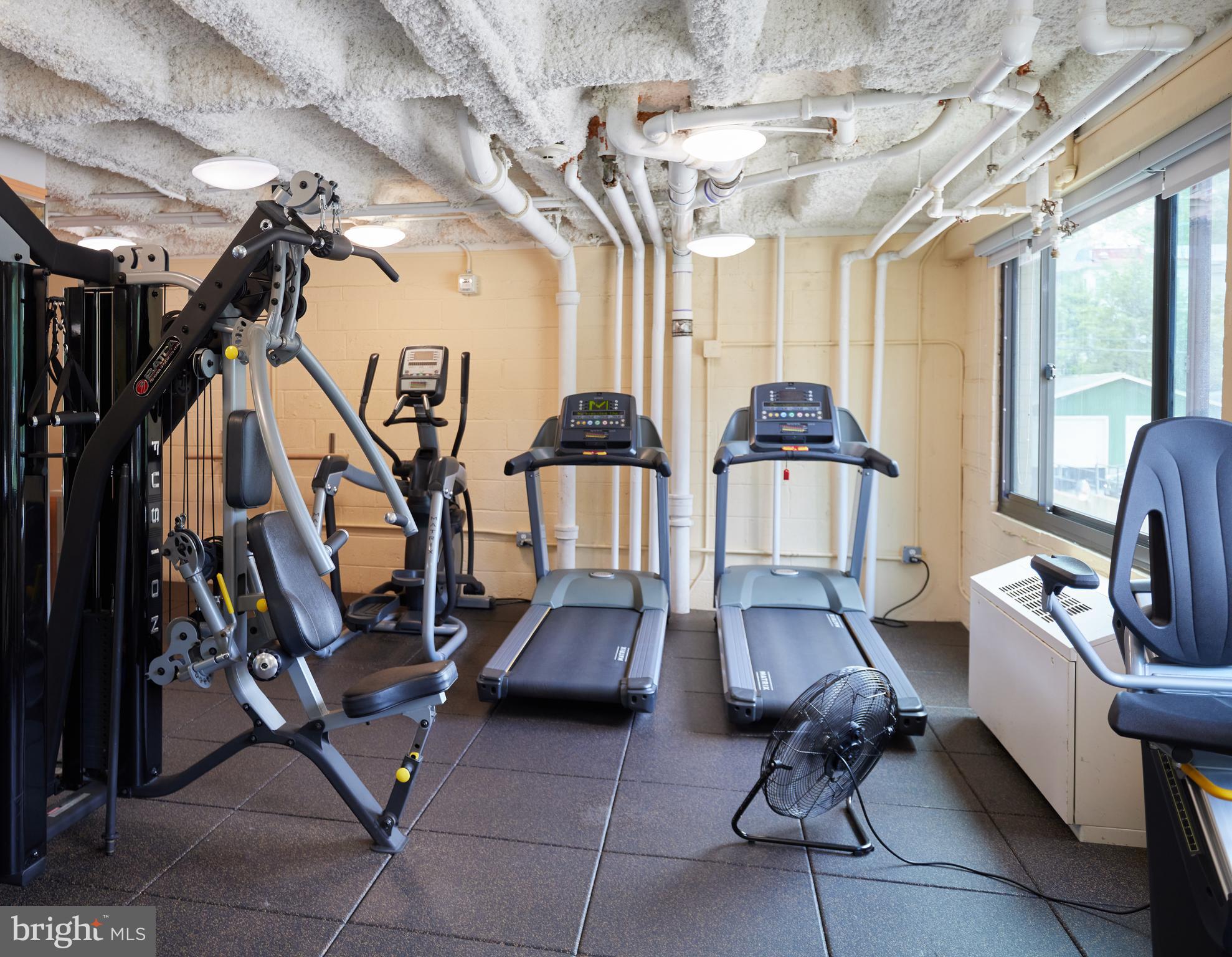 5410 Connecticut Avenue Northwest, Unit 307 Washington, DC 20015 - Photo 22 of 26 nice bright exercise room
