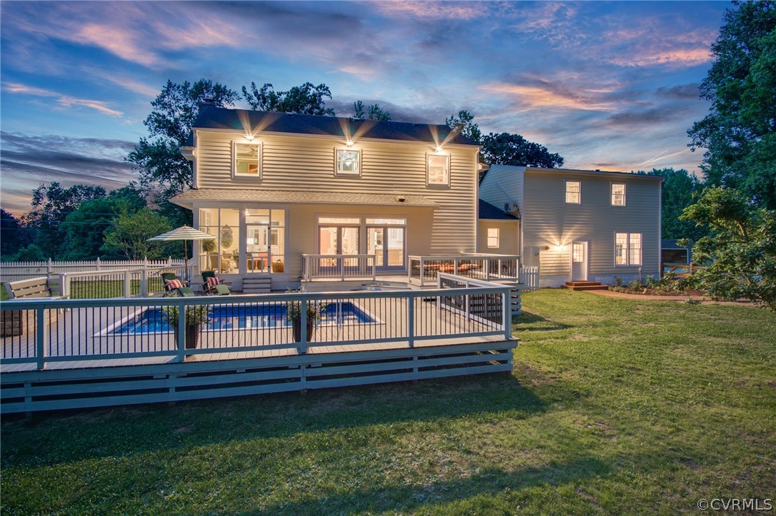 1720 Norwood Road Bruington, VA 23023 - Photo 2 of 50 a house view with swimming pool and garden space