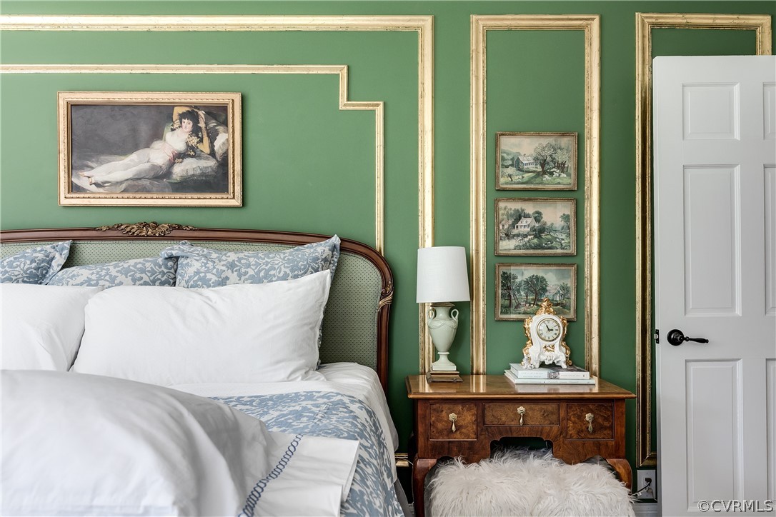 1720 Norwood Road Bruington, VA 23023 - Photo 35 of 50 a bedroom with a bed and painting on the wall