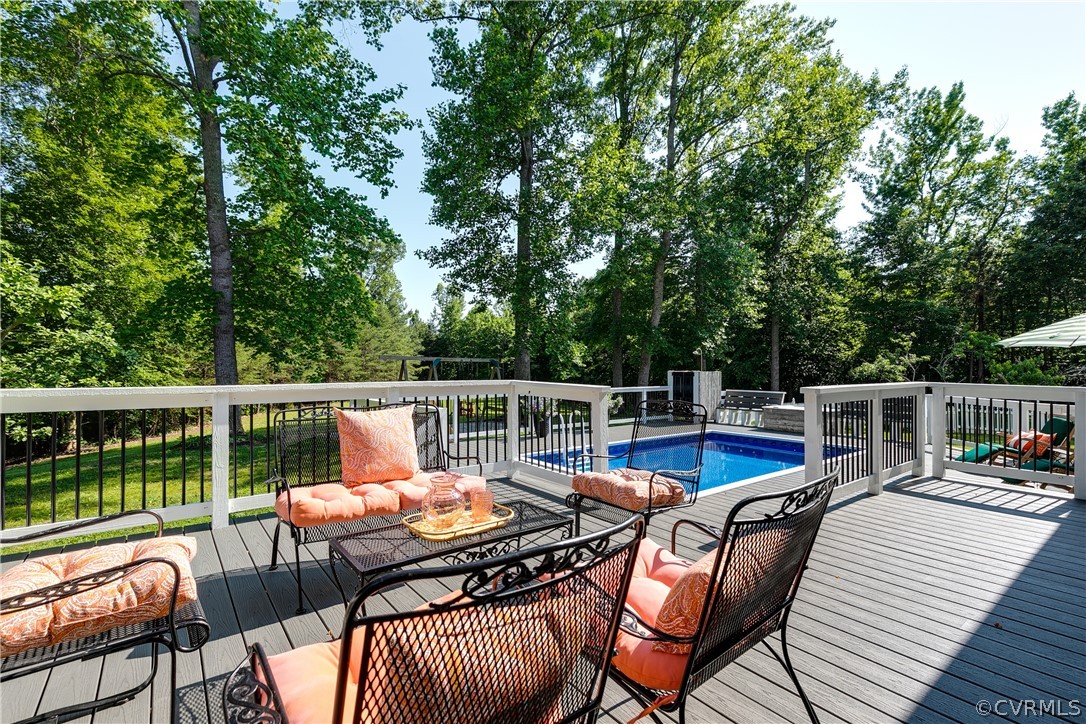1720 Norwood Road Bruington, VA 23023 - Photo 47 of 50 a view of a patio with swimming pool
