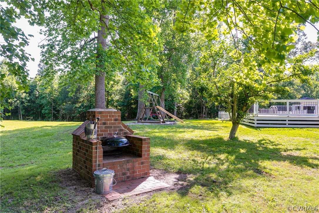 1720 Norwood Road Bruington, VA 23023 - Photo 48 of 50 a view of a swimming pool with a patio