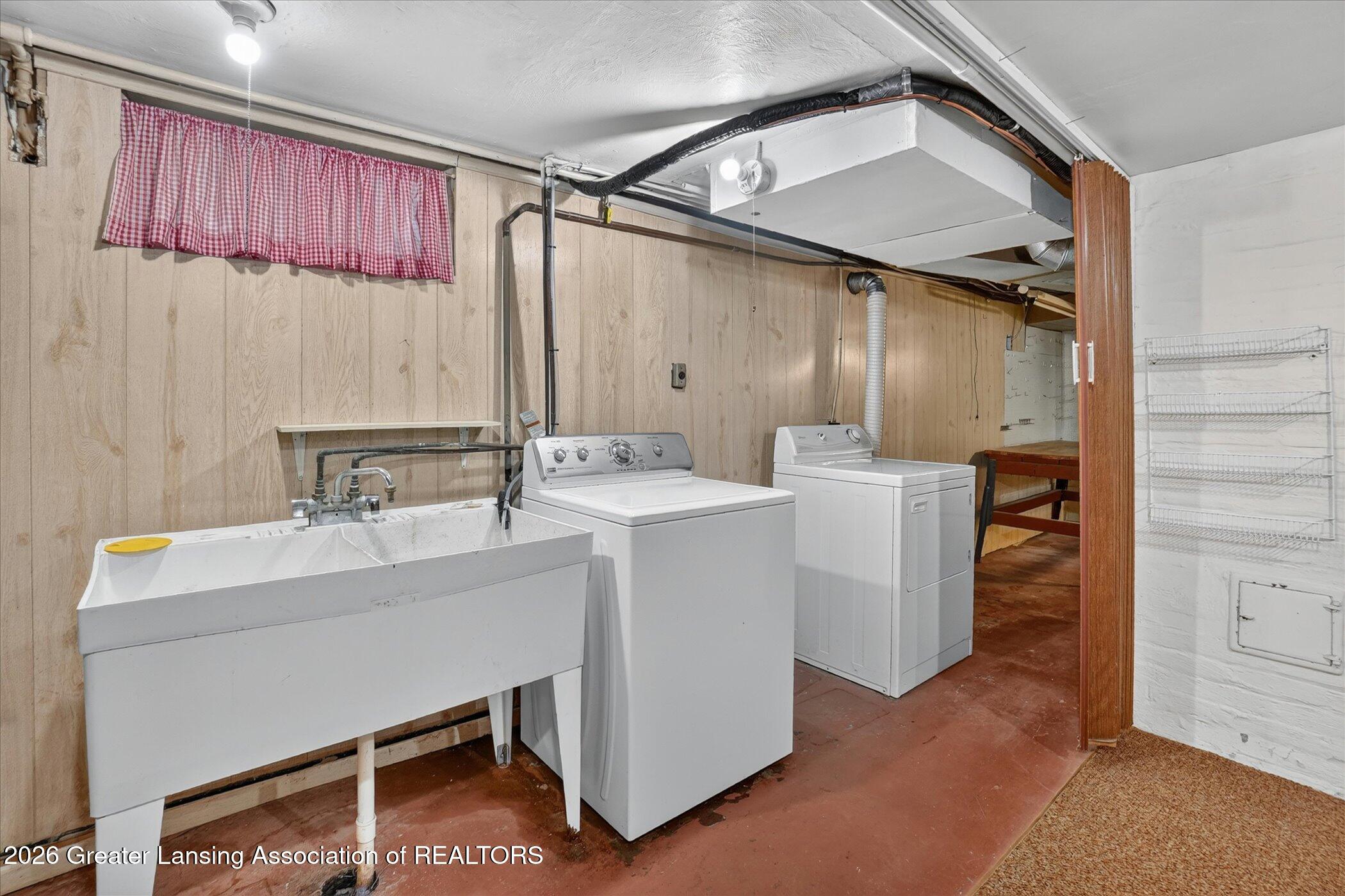 1716 Tecumseh River Road Lansing, MI 48906 - Photo 39 of 51 Basement Laundry