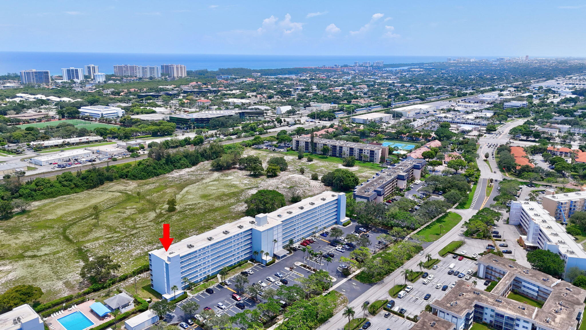 5500 Northwest 2nd Avenue, Unit 314 Boca Raton, FL 33487 - Photo 30 of 35 an aerial view of city and lake