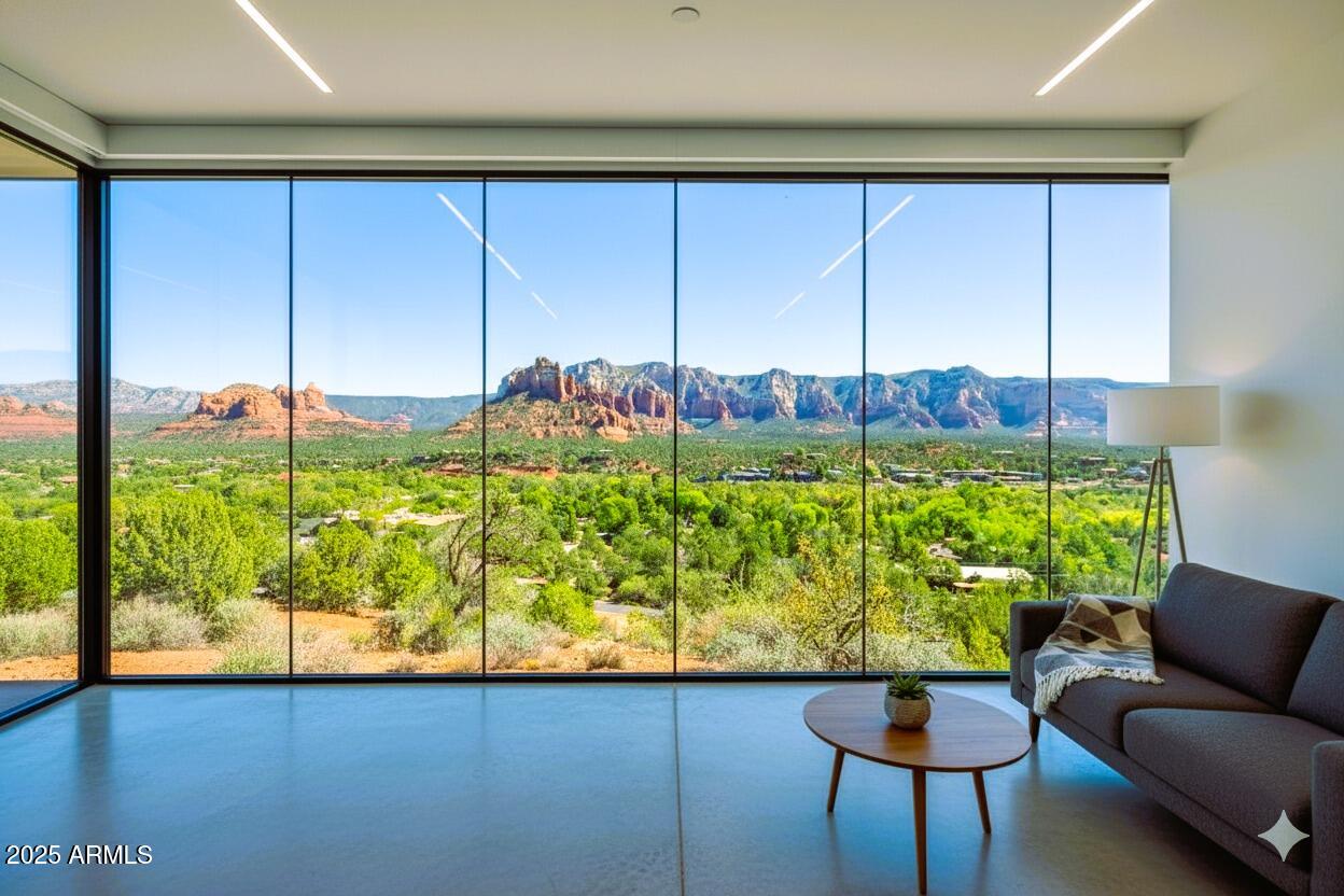 463 Brewer Road Sedona, AZ 86336 - Photo 6 of 22 a view of a living room and window