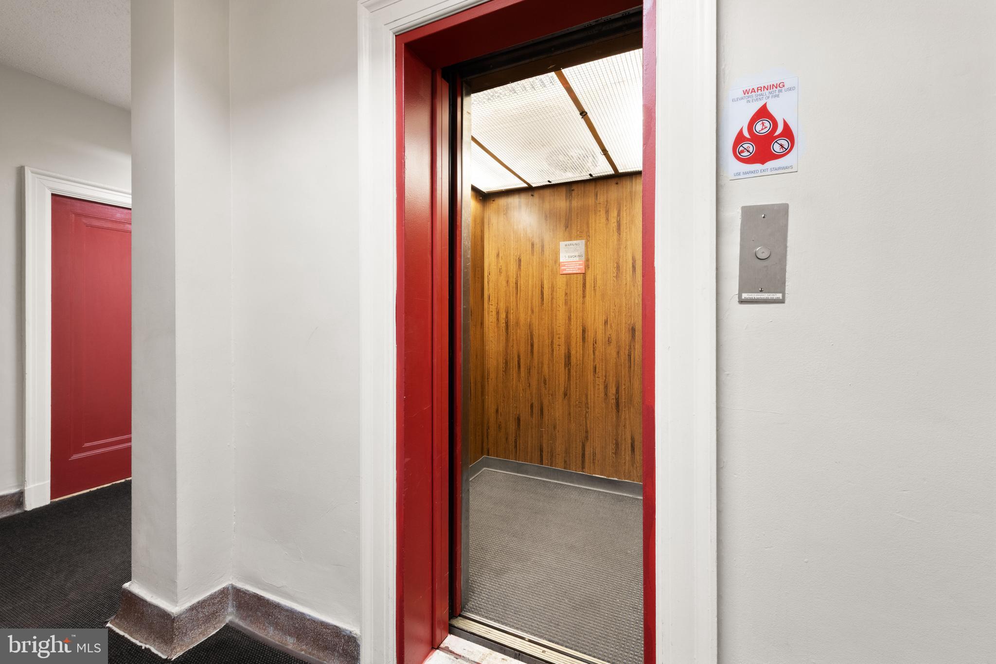 2456 20th Street Northwest, Unit 507 Washington, DC 20009 - Photo 37 of 42 a door with a red and white door