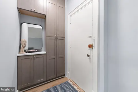 a room with storage and utility