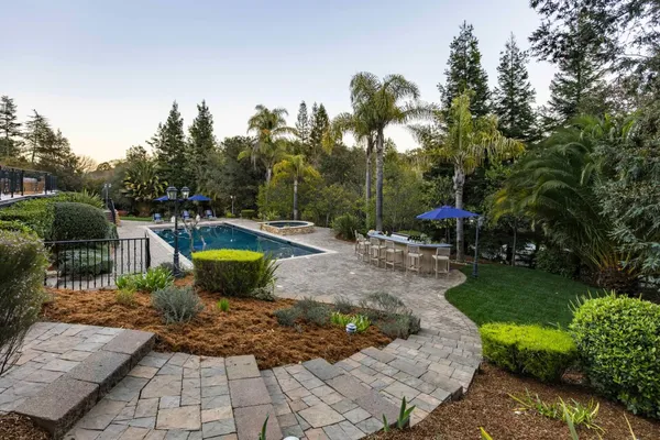 a view of outdoor space and yard