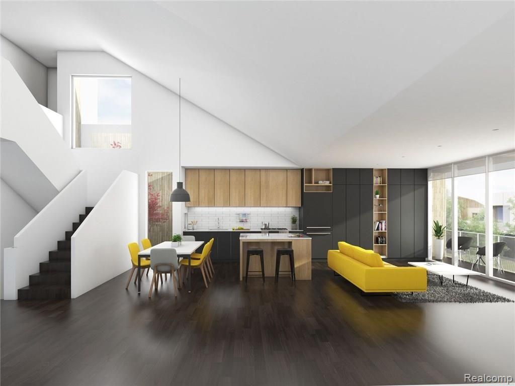 2826 John R Street Detroit, MI 48201 - Photo 3 of 4 Kitchen Rendering