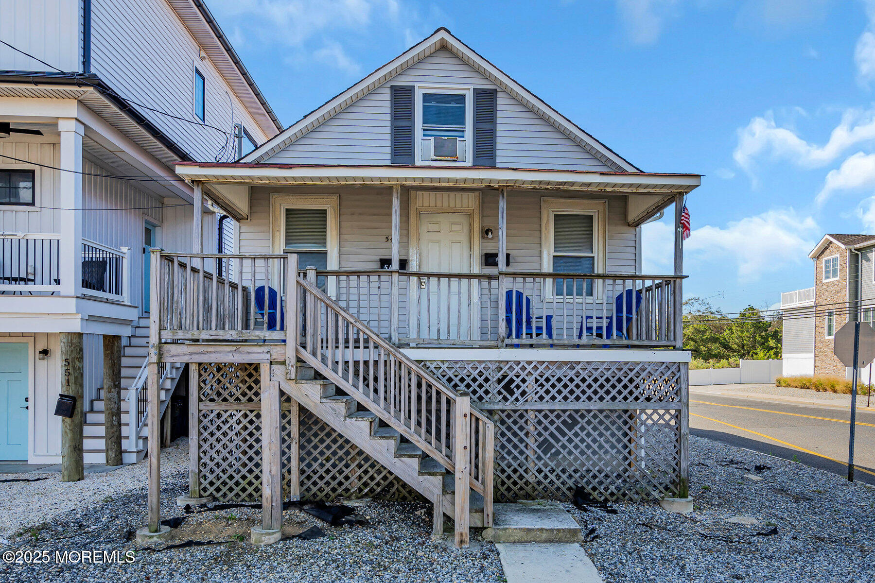 549 Brielle Road Manasquan, NJ 08736 - Photo 16 of 17 a view of a house with wooden deck and furniture