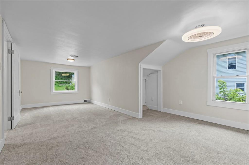 234 Navajo Road Pittsburgh, PA 15241 - Photo 24 of 34 Bedroom 2 is expansive, running the full depth of the house.