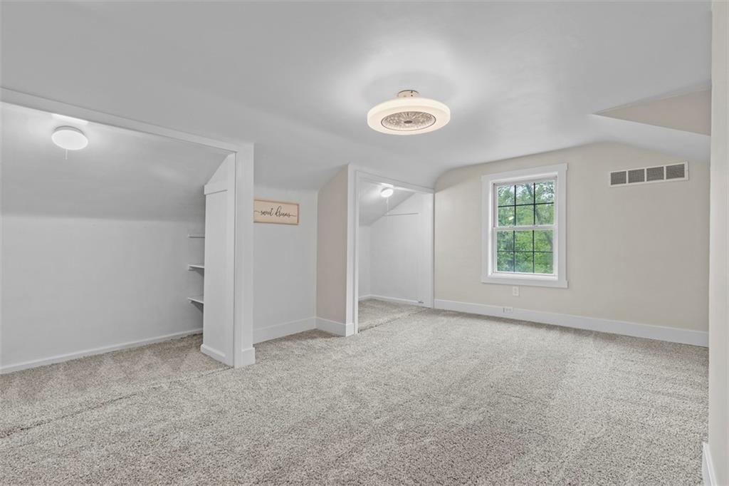 234 Navajo Road Pittsburgh, PA 15241 - Photo 25 of 34 Bedroom 3 with alcoves to be used as closets, or to house two beds.