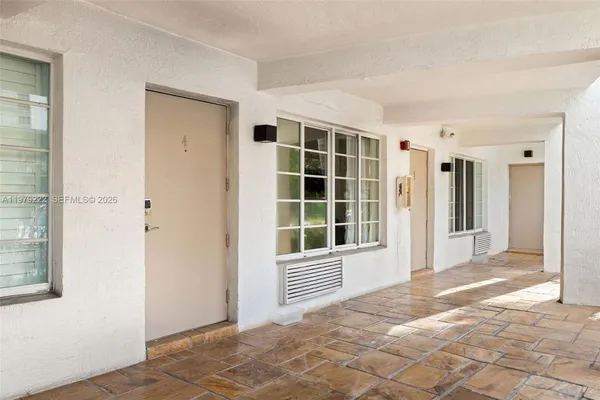 a view of front door of a house