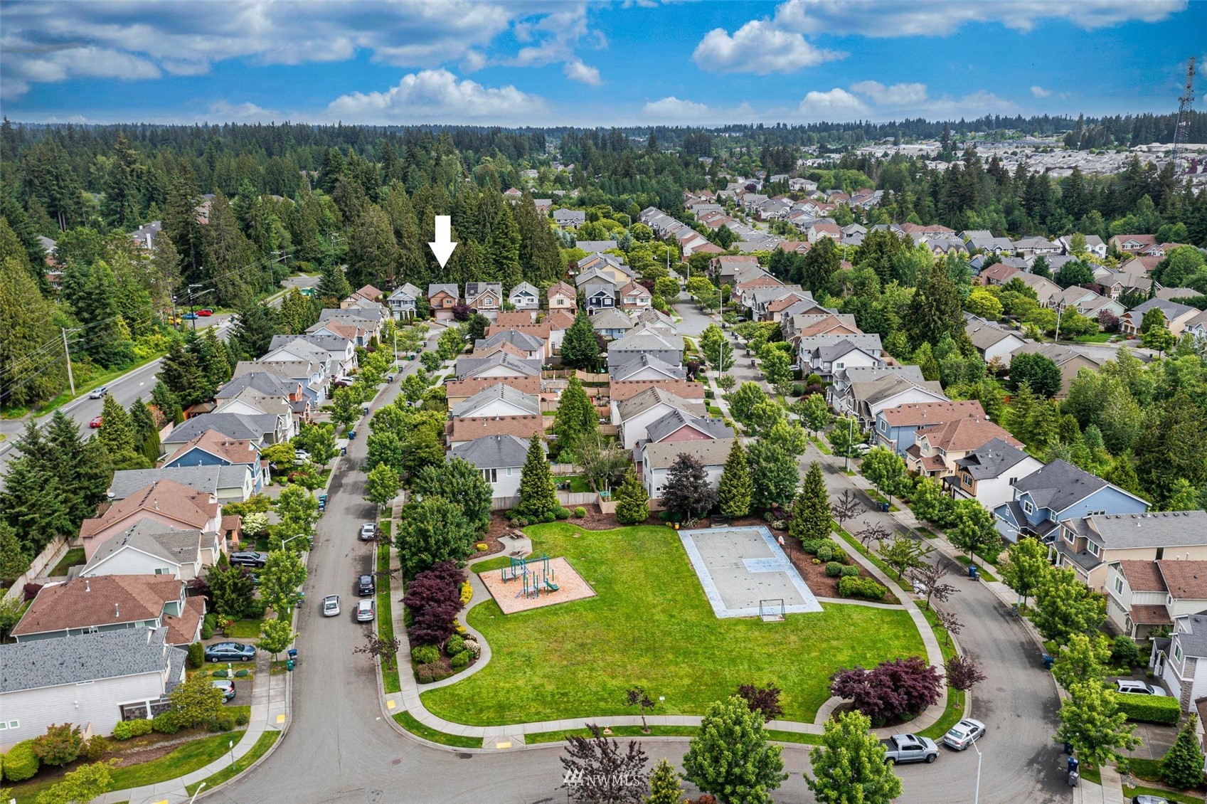 3509 160th Place Southeast Bothell, WA 98012 - Photo 11 of 31 an aerial view of a city