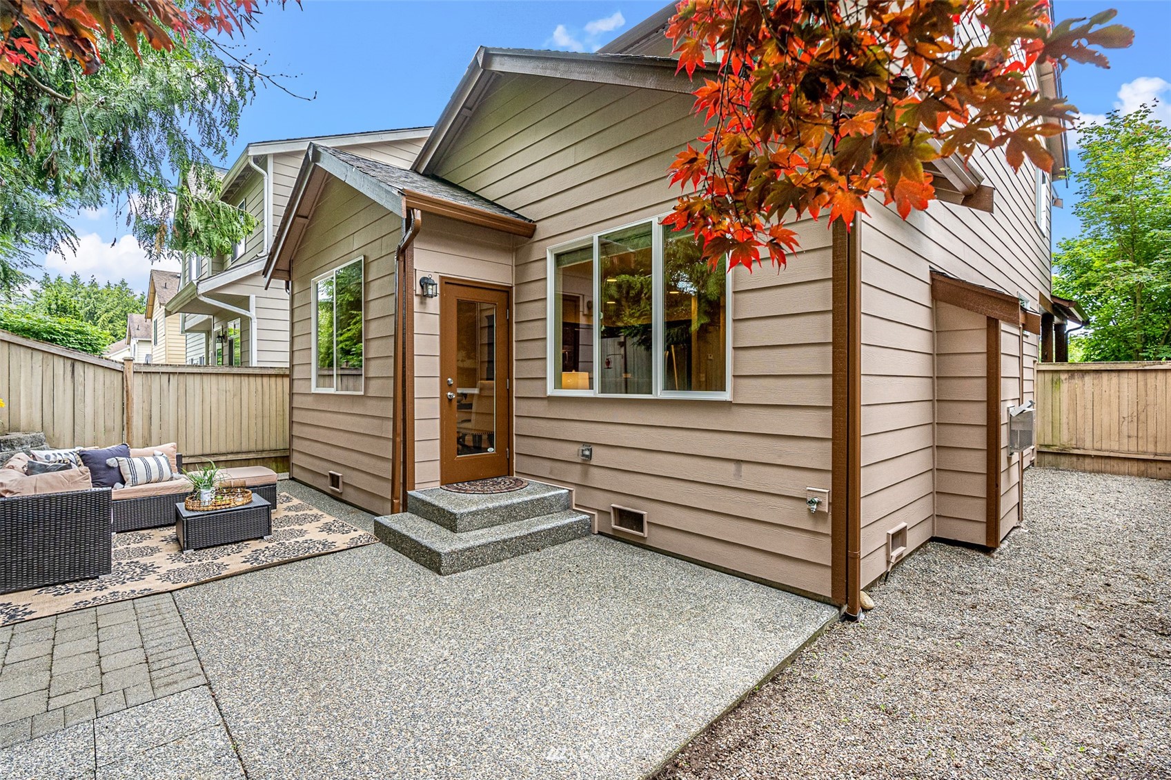 3509 160th Place Southeast Bothell, WA 98012 - Photo 25 of 31 a view of a house with backyard and wooden fence