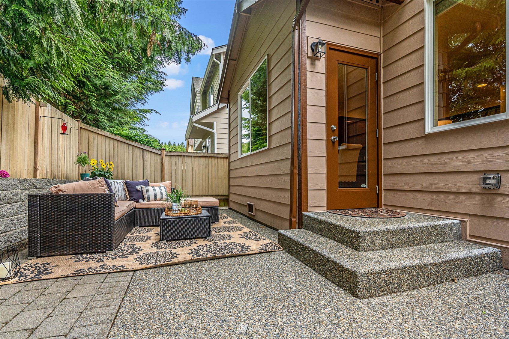 3509 160th Place Southeast Bothell, WA 98012 - Photo 26 of 31 a view of a backyard with sitting area