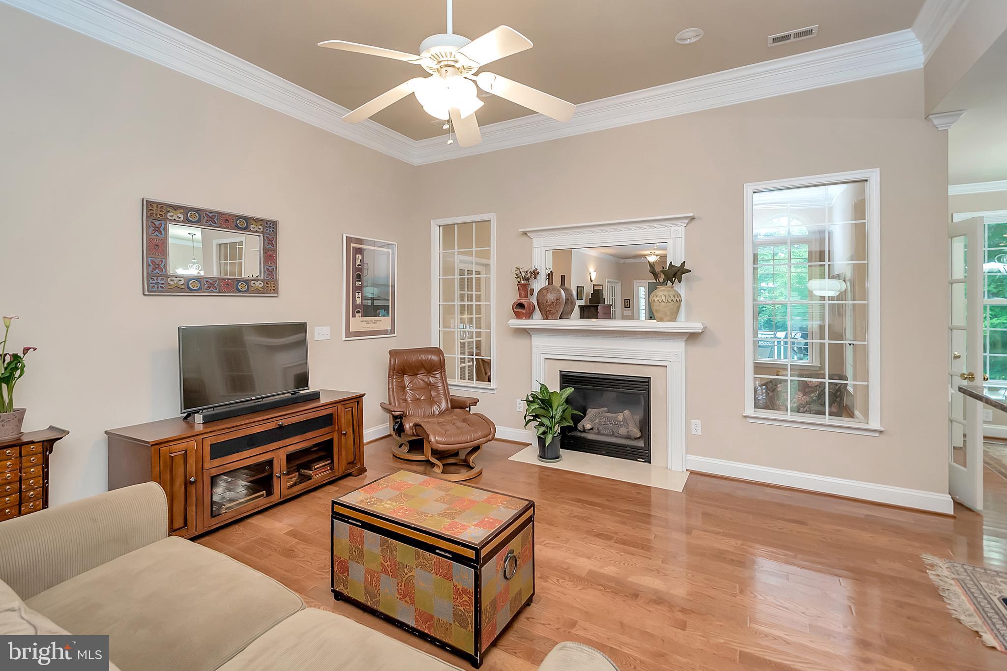 102 Birdie Road Locust Grove, VA 22508 - Photo 9 of 35 a living room with furniture a fireplace and a flat screen tv