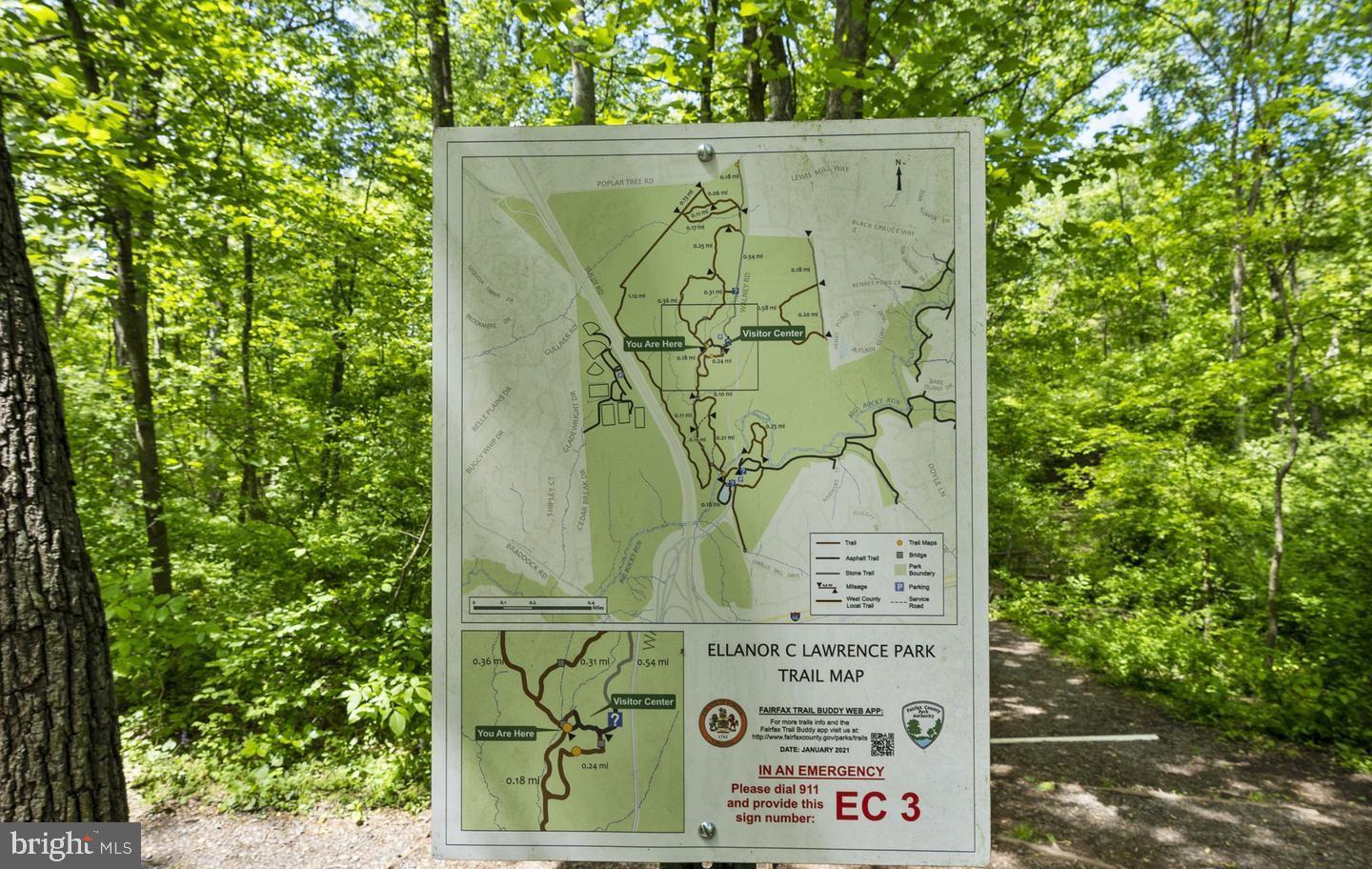 14190 Gypsum Loop Chantilly, VA 20151 - Photo 38 of 38 Ellanor C. Lawrence Trail Map