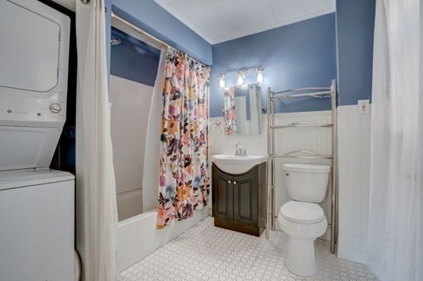 56 Old Belchertown Road Ware, MA 01082 - Photo 11 of 25 a bathroom with a toilet sink and shower