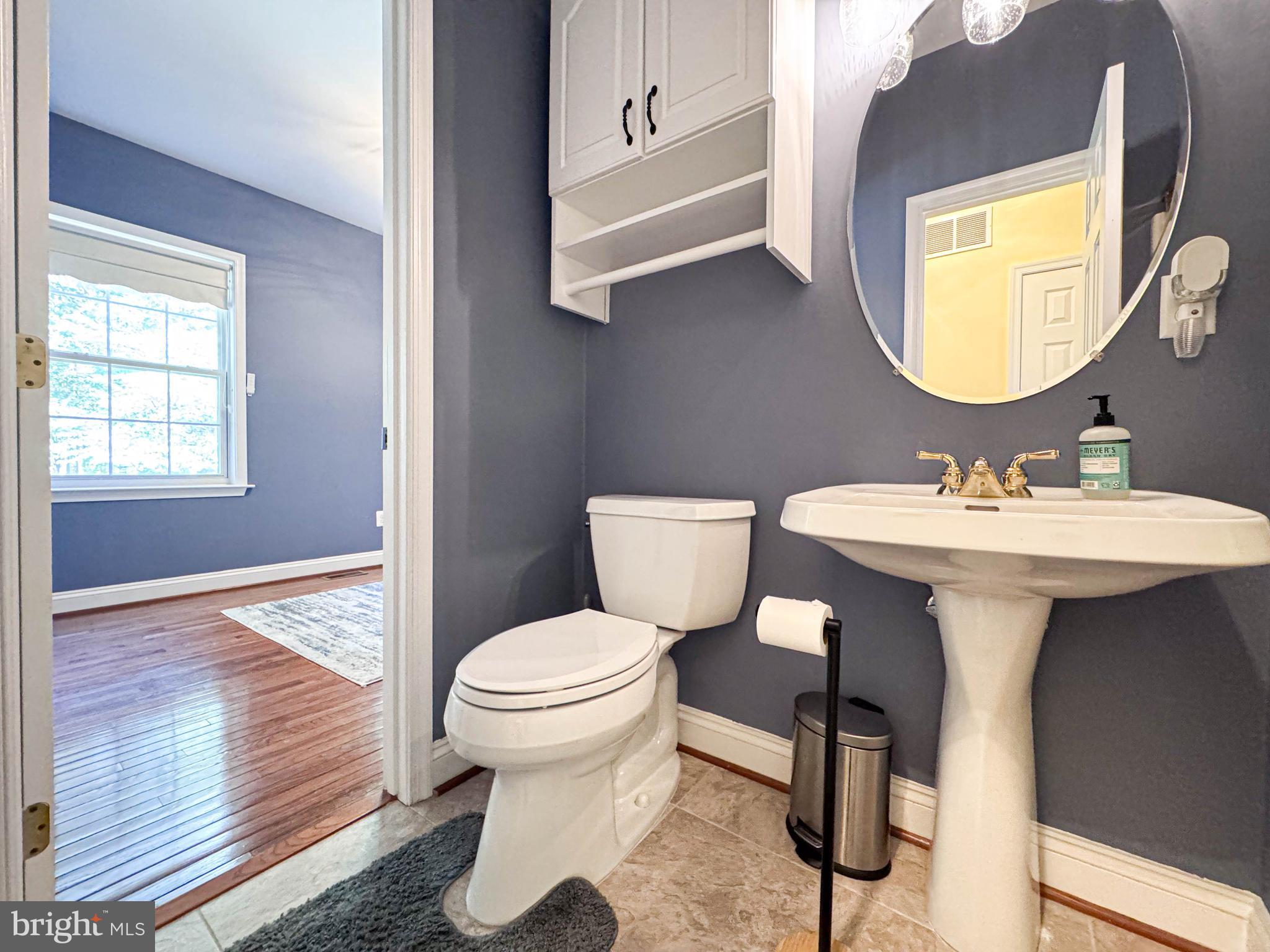 11325 Ingels Court Swan Point, MD 20645 - Photo 40 of 118 a bathroom with a sink toilet and mirror