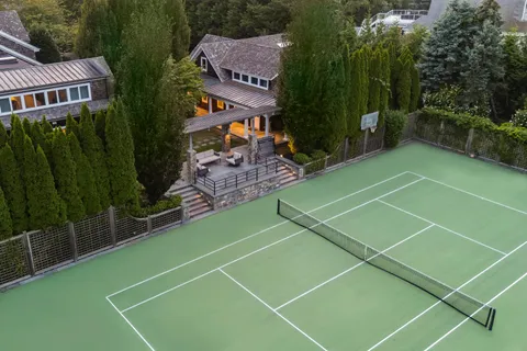 a view of a basket ball ground