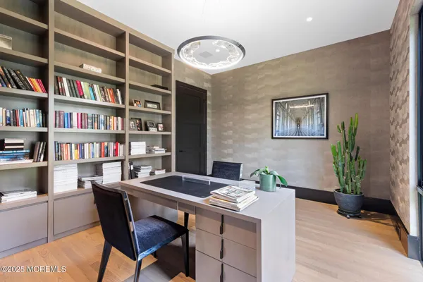 a view of a kitchen from a dining room
