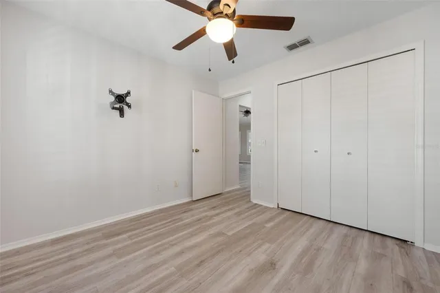 wooden floor in an empty room