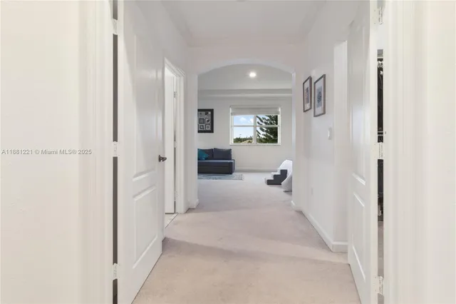 a aerial view of a house with garden