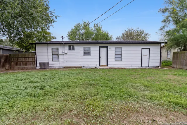 a house view with a garden space