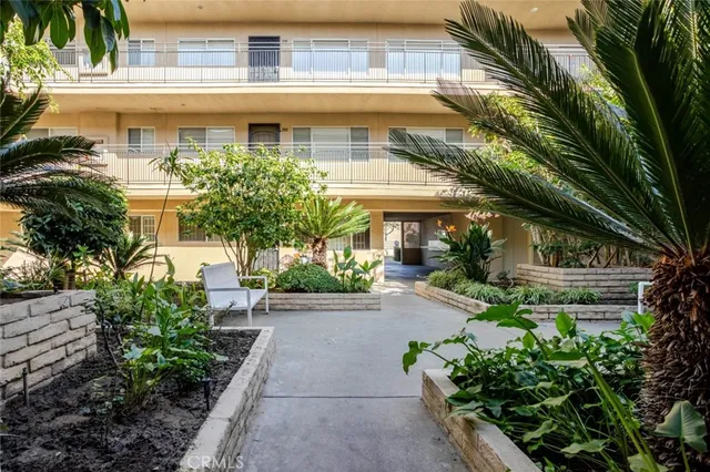 a front view of a building